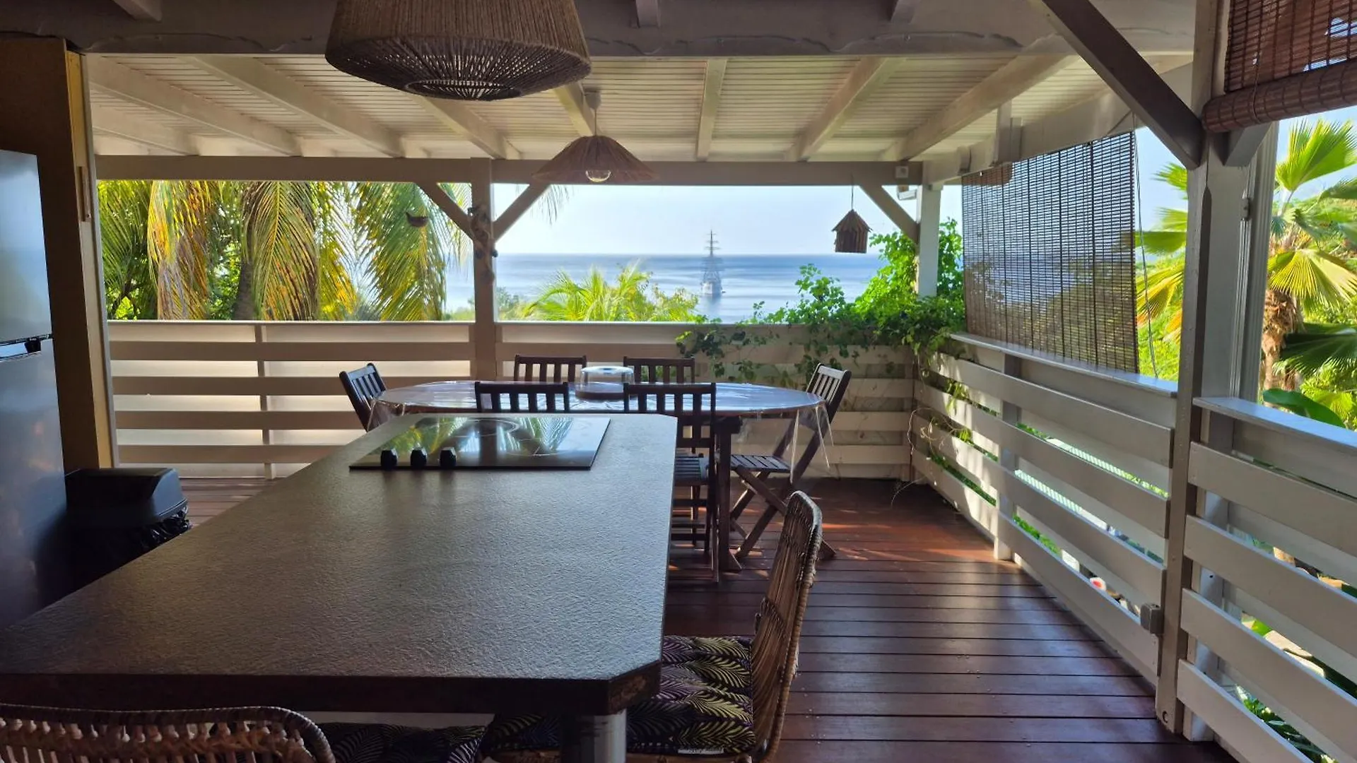 Villa Cannelle, Piscine, Vue Mer Deshaies Guadeloupe